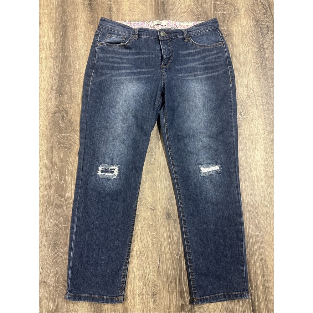 Vintage America Blues Distressed Design Boyfriend Jeans Women's Size 8/29